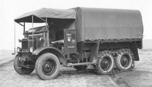 This 1919 Vulcan shows the markings applied to British Army vehicles. The photo is dated 1931. MilArt photo archives